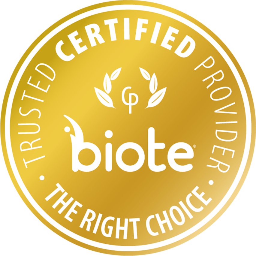 Certified trusted BioTE provider badge